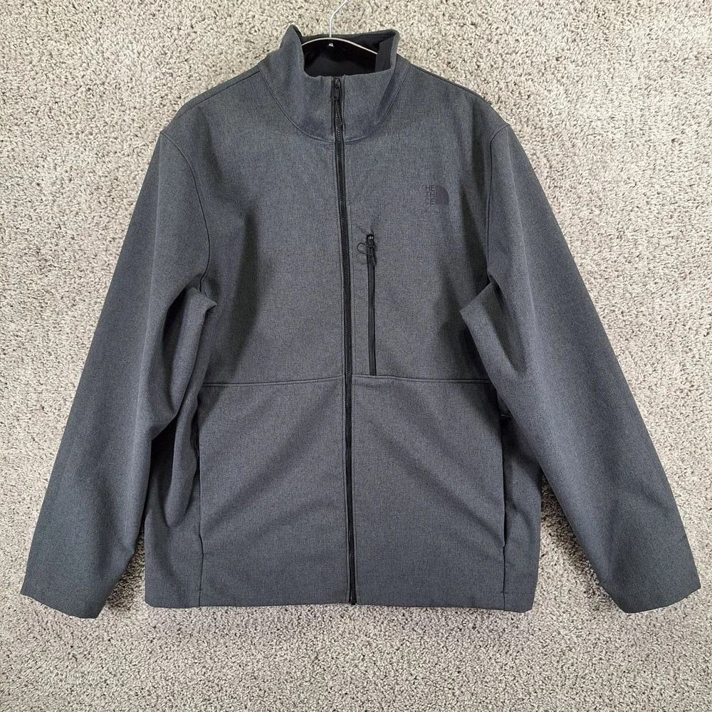 The North Face Jacket Mens L Grey Apex Bionic Softshell Full Zip Outdoor